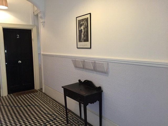 Communal entrance hall after overhaul